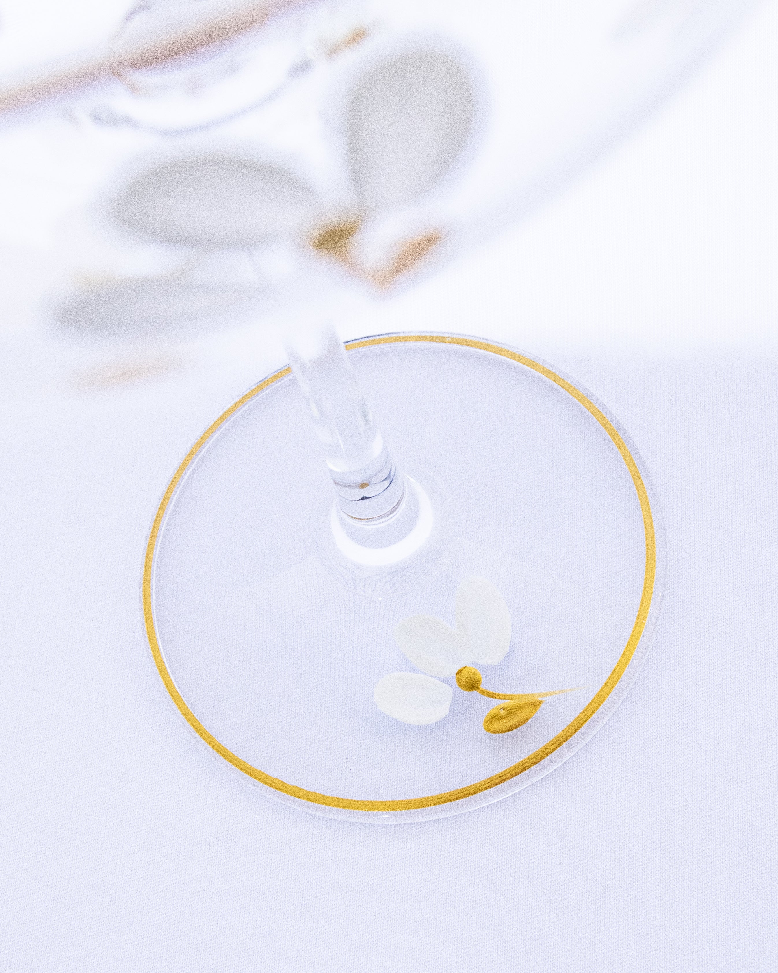 Kit Duas Taças De Espumante Flores ao Vento
