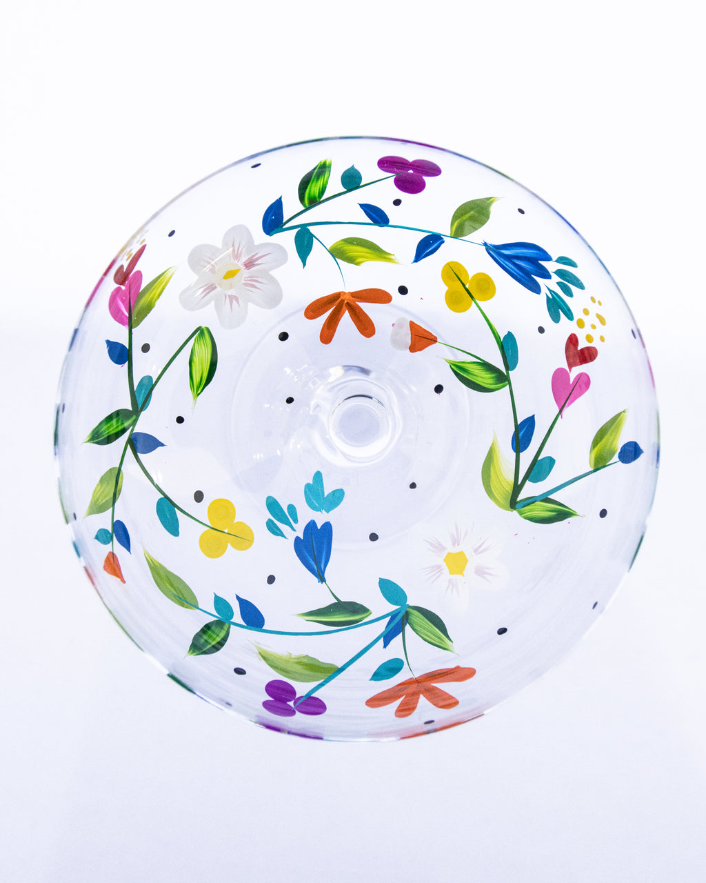 Kit Duas Taças De Espumante Dança das flores
