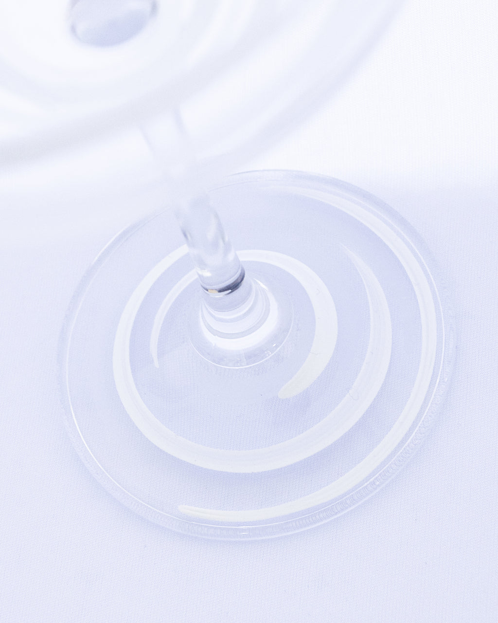 Kit Duas Taças De Espumante Listras Branco