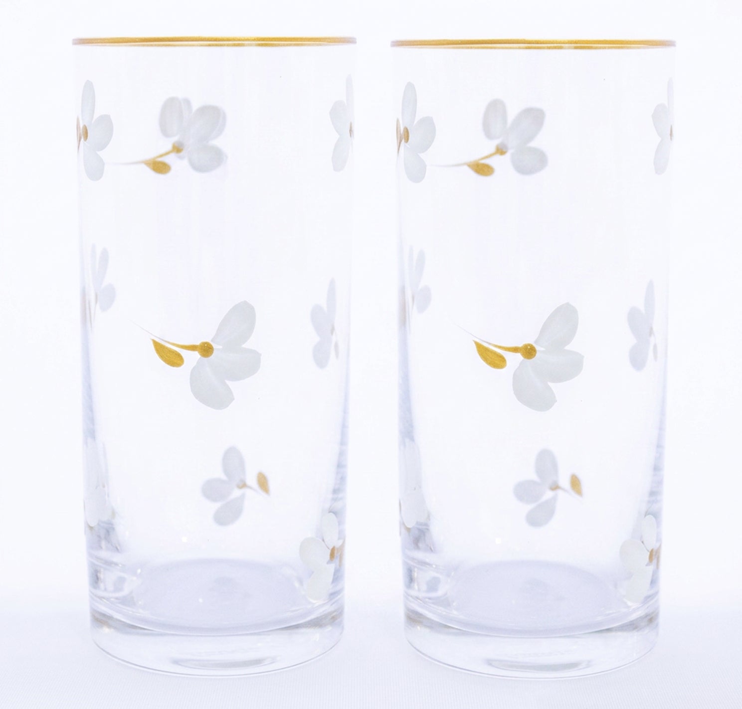 Kit Dois Copos Flores ao Vento