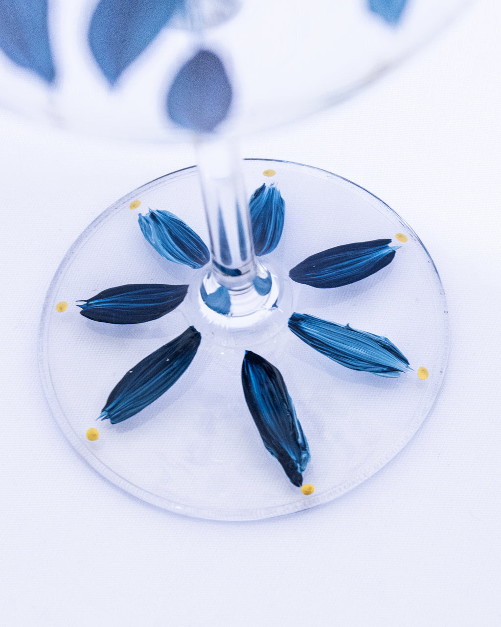 Kit Duas Taças de Gin Plumas Azul
