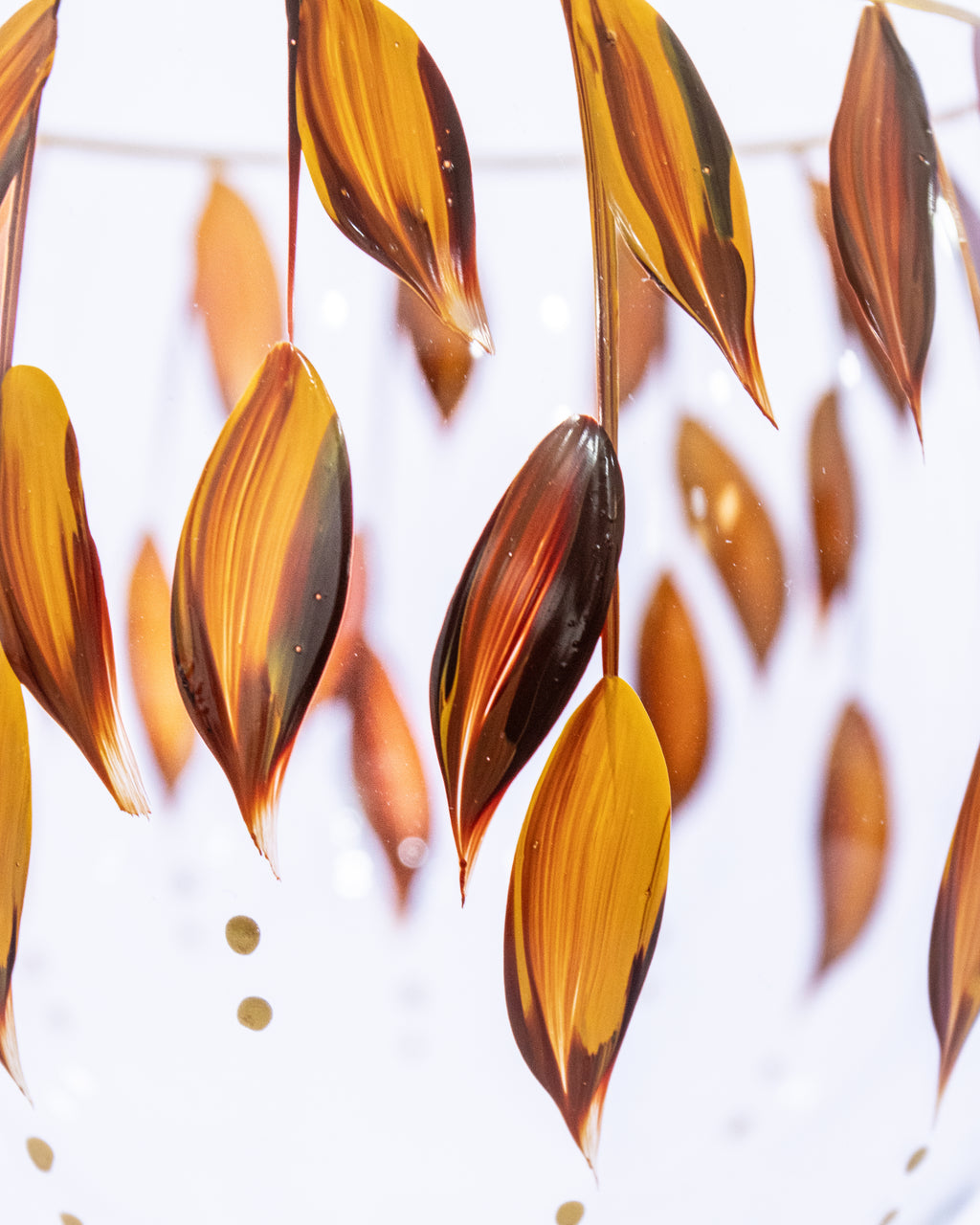 Kit Duas Taças de Gin Plumas Amarelo