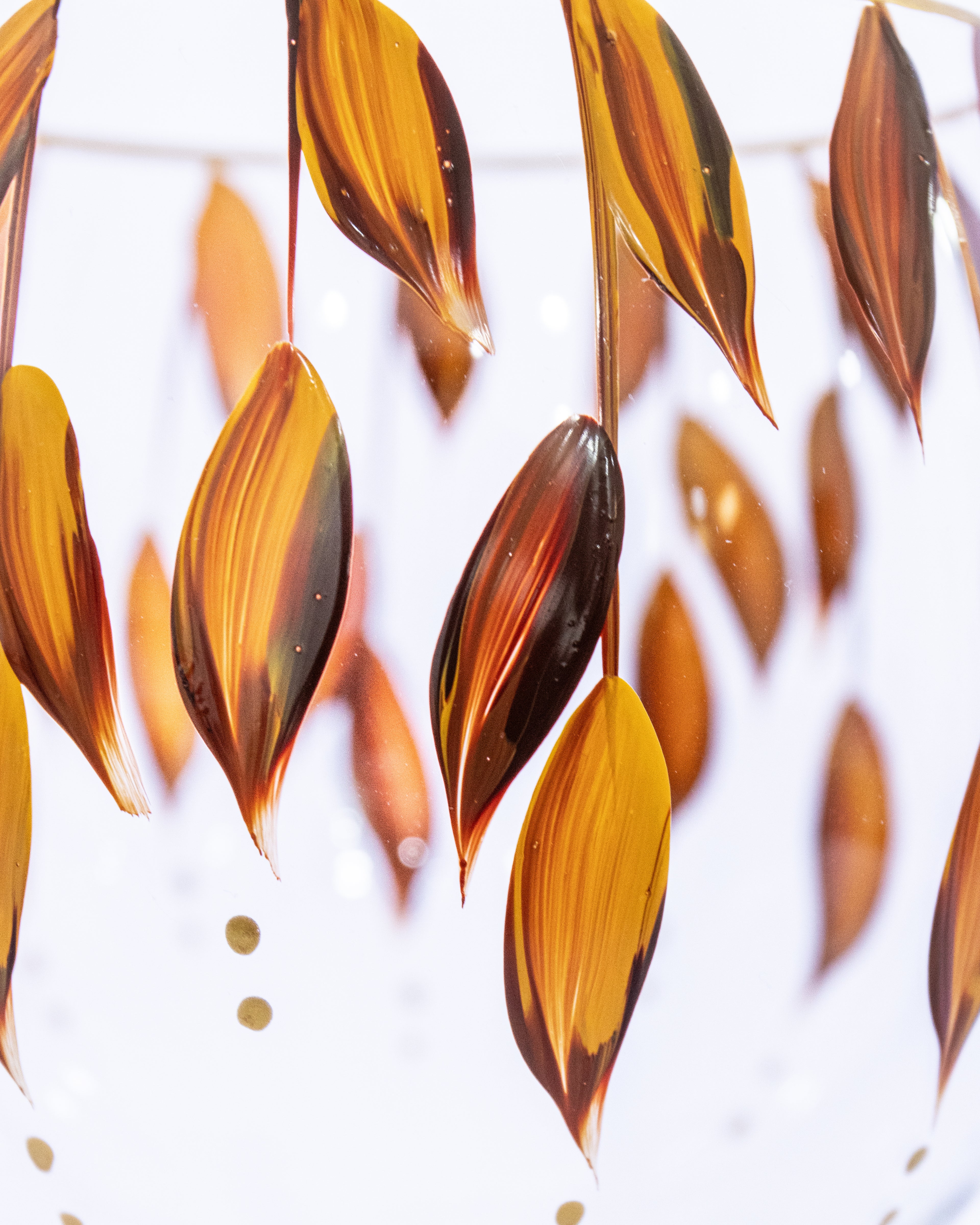 Kit Duas Taças de Gin Plumas Amarelo