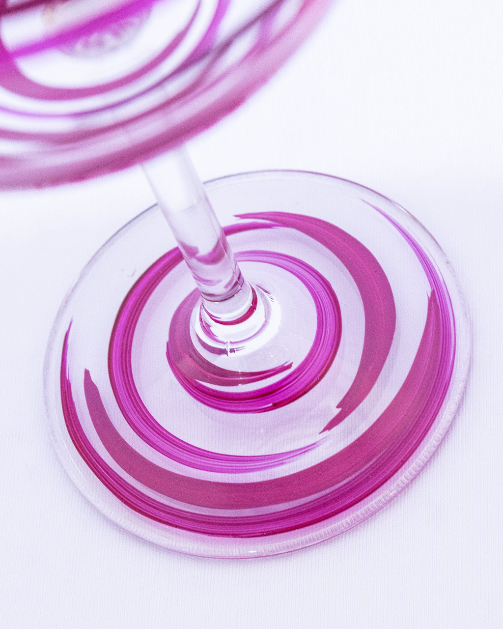 Kit Duas Taças de Gin Listras Rosa