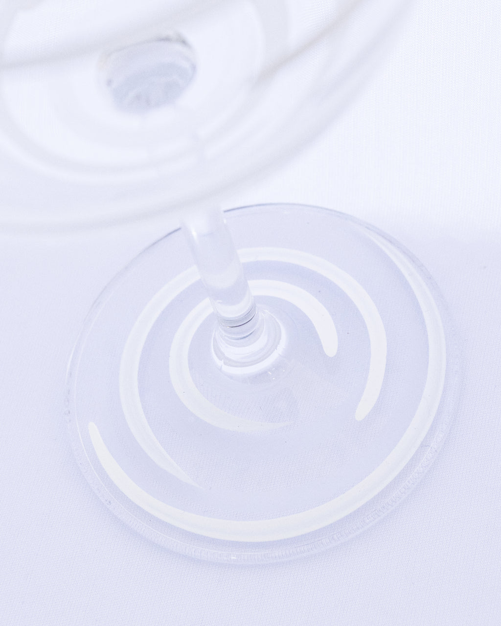 Kit Duas Taças de Gin Listras Branco