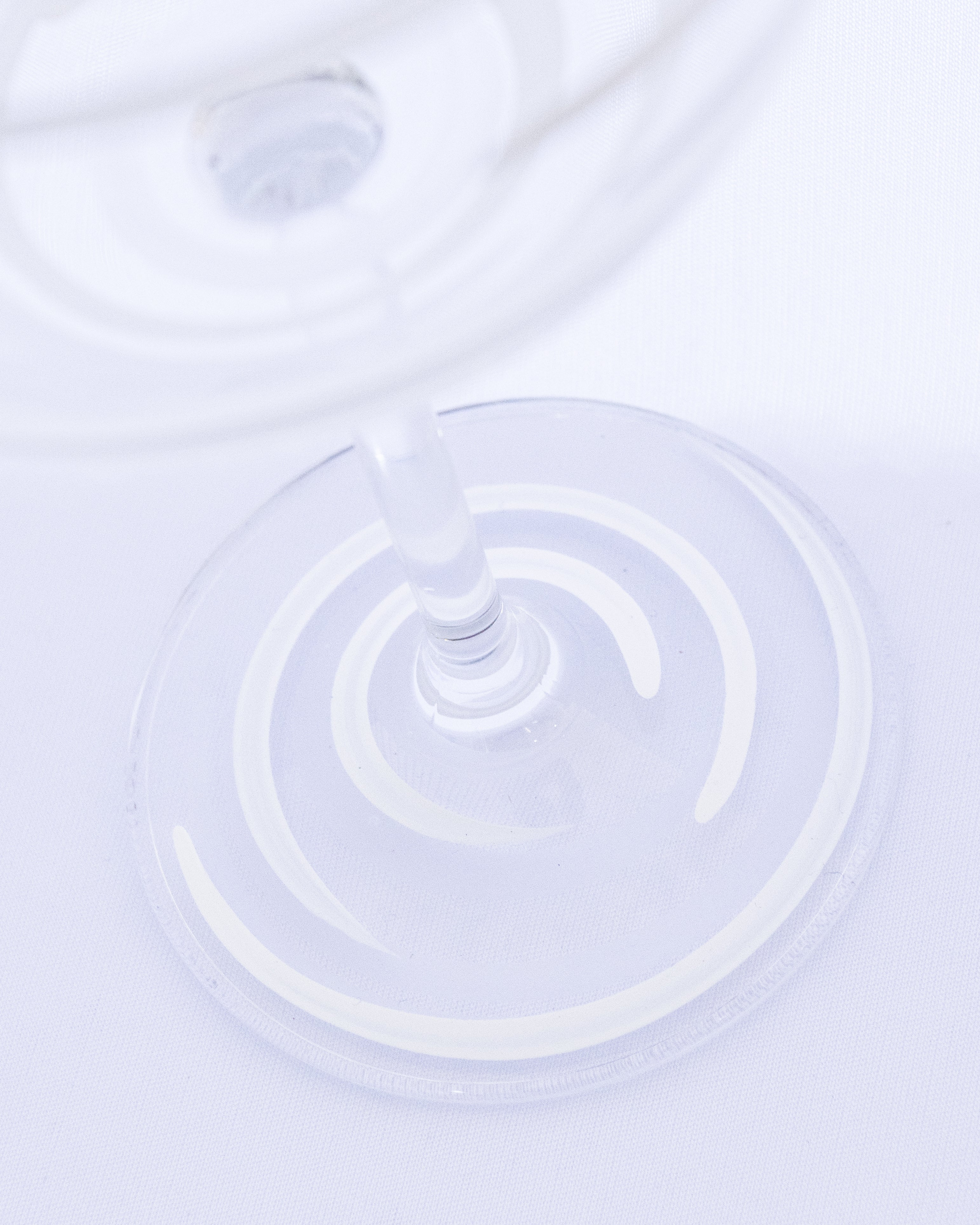 Kit Duas Taças de Gin Listras Branco