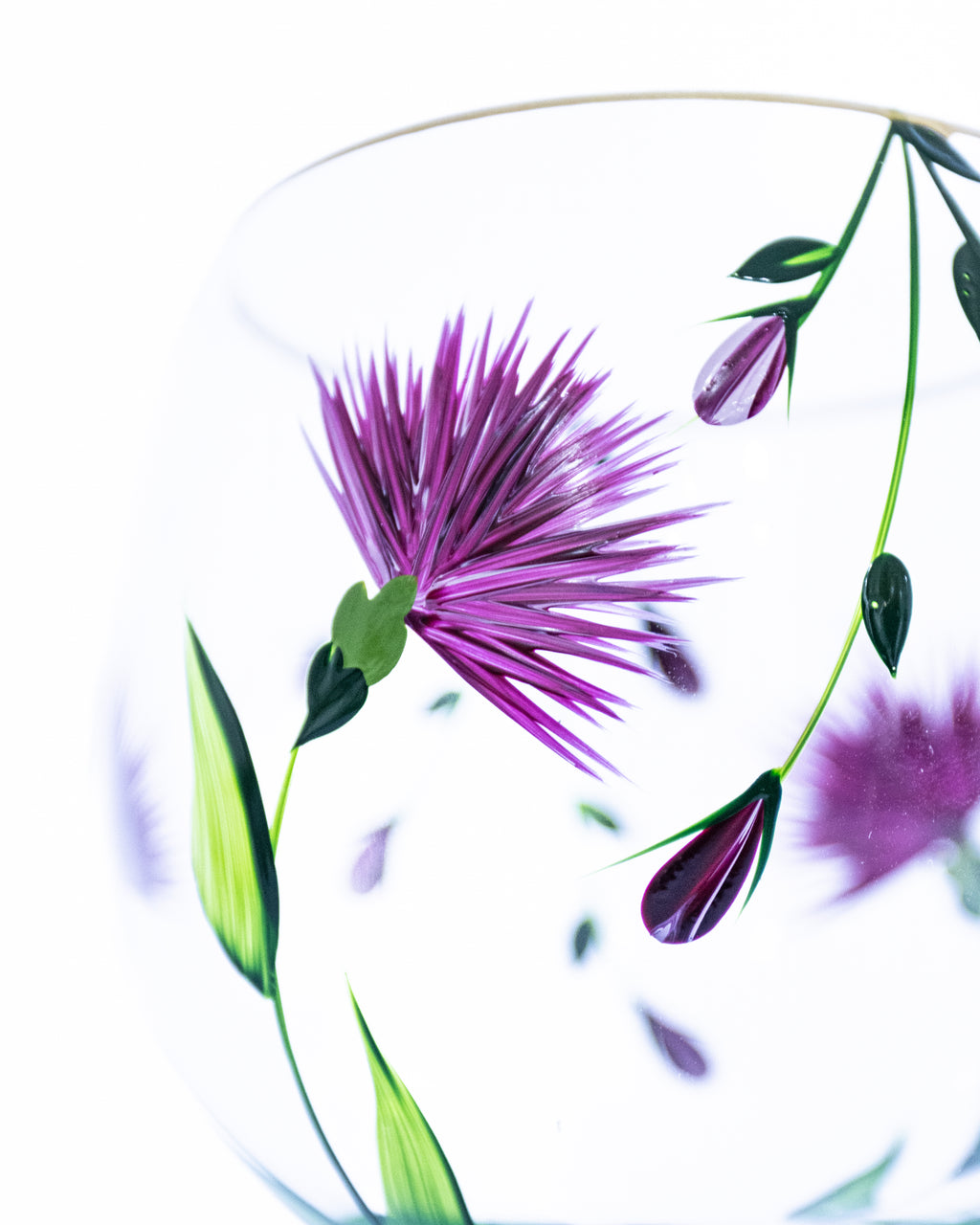 Kit Duas Taças de Gin Flores de Cardo