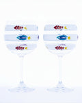 Kit Duas Taças de Gin Peixinhos