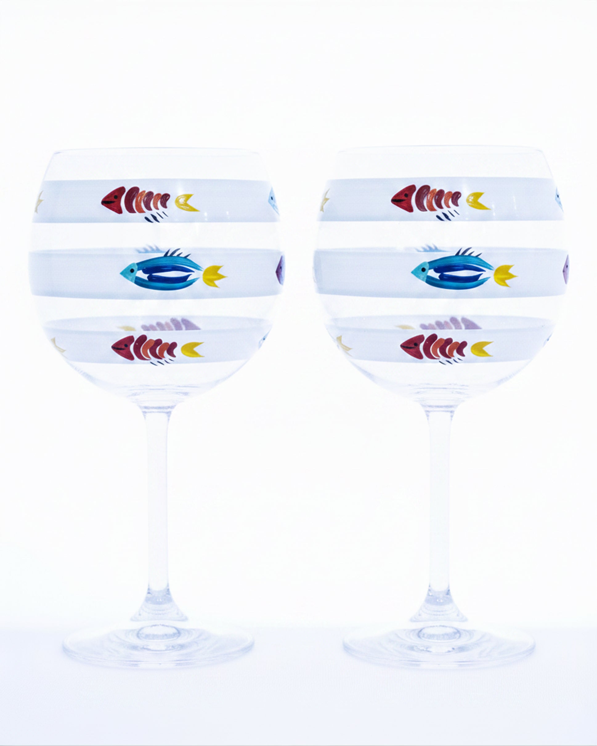 Kit Duas Taças de Gin Peixinhos