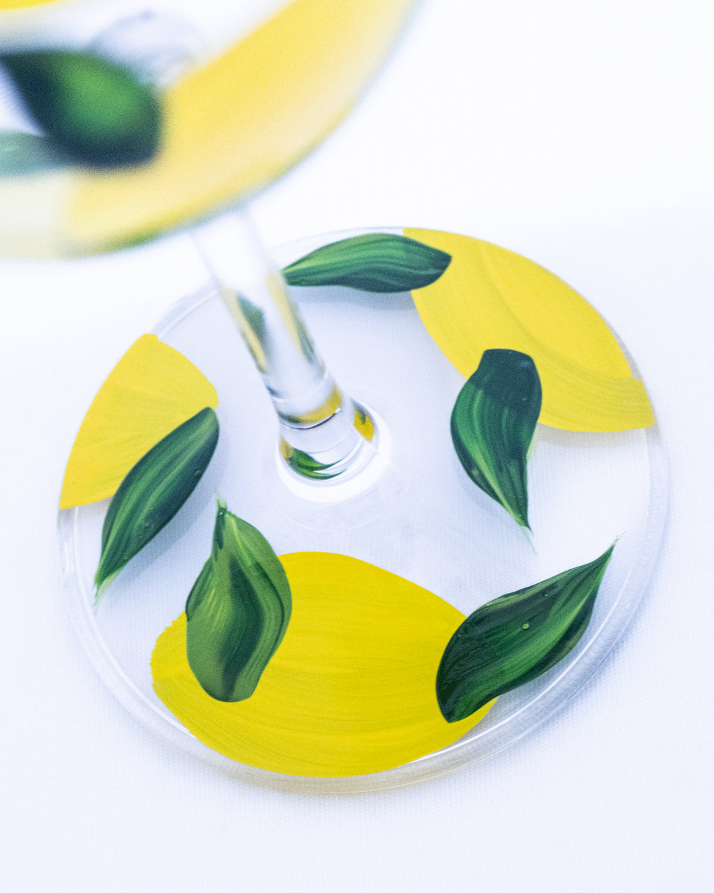 Kit Duas Taças de Vinho Limão Siciliano
