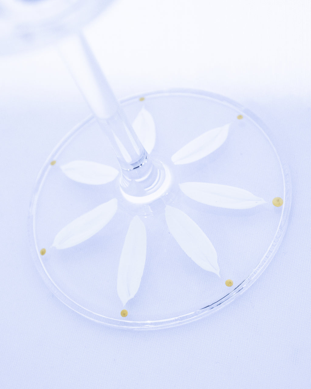 Kit Duas Taças de Vinho Plumas Branco