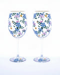 Kit Duas Taças de Vinho Florescer