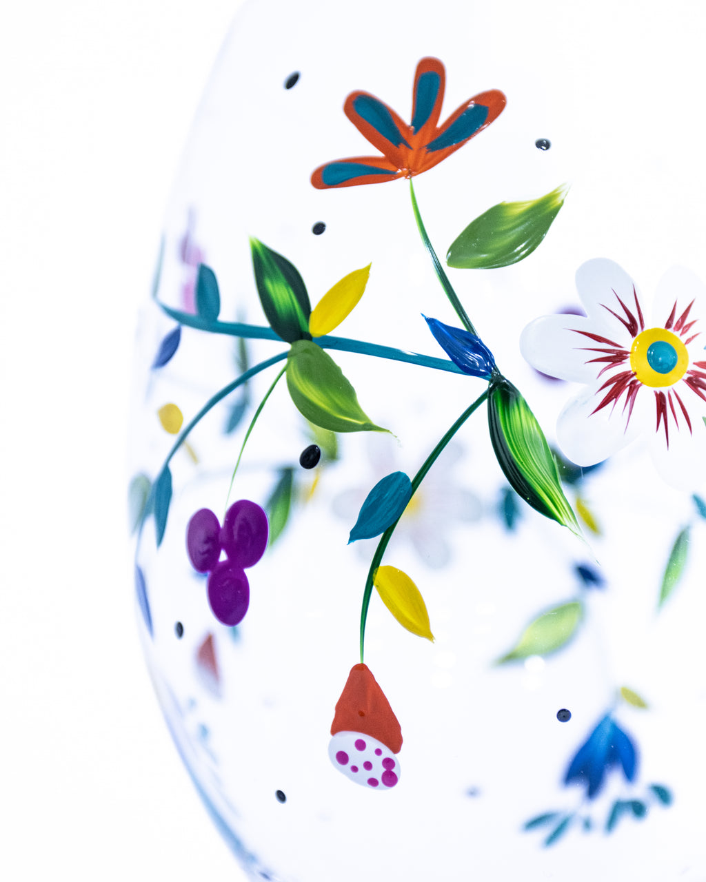 Kit Duas Taças de Vinho Dança das flores