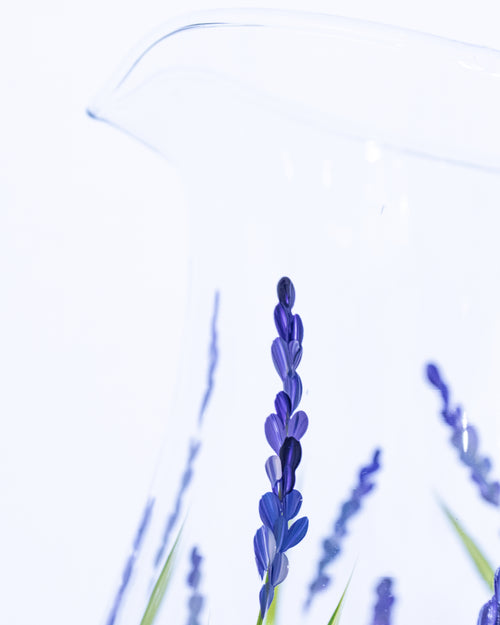 Jarra de Vidro Lavanda