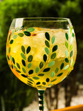 Kit Duas Taças de Gin Folhas Verde